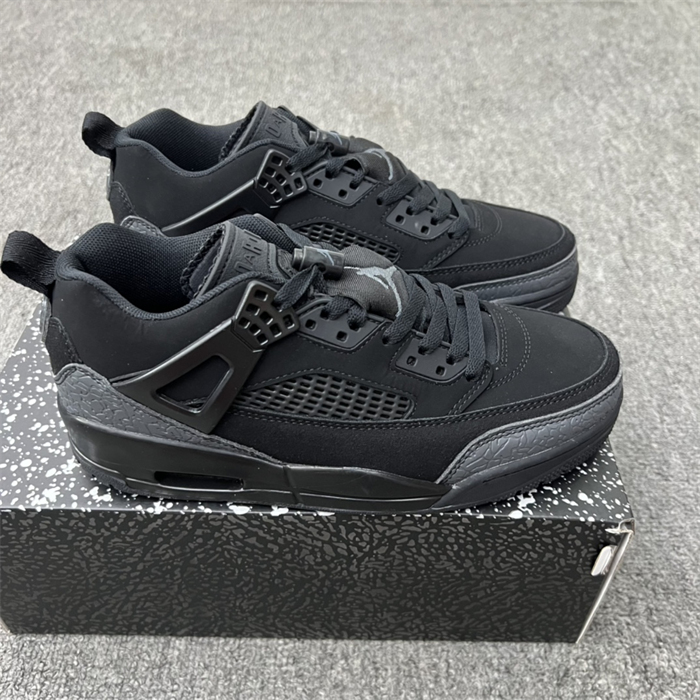 Men's Hot Sale Running weapon Air Jordan 4 Black Shoes 0206